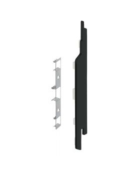 Eindkap connector rechts voor Keralit sponningdeel 143mm (5 stuks) Grafietzwart - Classic (bestelnr. 2865)