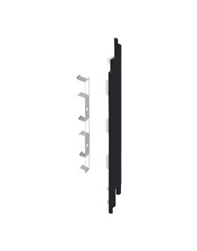 Eindkap connector rechts voor Keralit sponningdeel 190mm (5 stuks) Grafietzwart - Classic (bestelnr. 2885)