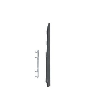 Eindkap connector rechts voor Keralit potdekselpaneel (5 stuks) Antraciet - Classic (bestelnr. 2875)