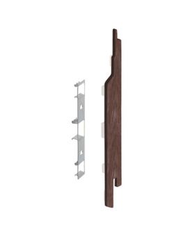 Eindkap connector rechts voor Keralit sponningdeel 143mm (5 stuks) Bruin eiken - Modern eiken (bestelnr. 2865)