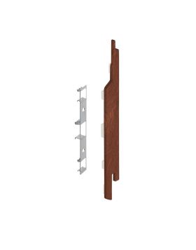 Eindkap connector rechts voor Keralit sponningdeel 143mm (5 stuks) Golden oak - Classic (bestelnr. 2865)