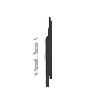 Eindkap connector rechts voor Keralit sponningdeel 143mm (5 stuks) Nightblack - Pure (bestelnr. 2865)