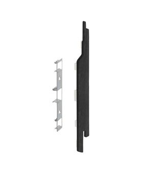 Eindkap connector rechts voor Keralit sponningdeel 143mm (5 stuks) Zwart eiken - Modern eiken (bestelnr. 2865)