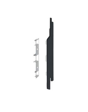 Eindkap connector rechts voor Keralit sponningdeel 143mm (5 stuks) Zwartgrijs - Classic (bestelnr. 2865)