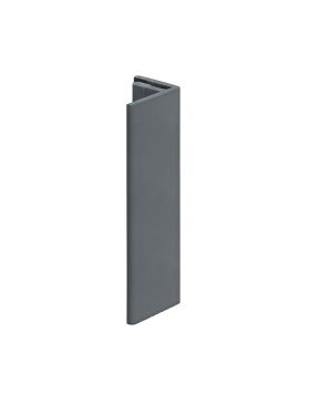 Eindprofiel 17mm Keralit Dustgrey - Pure (bestelnr. 2806)