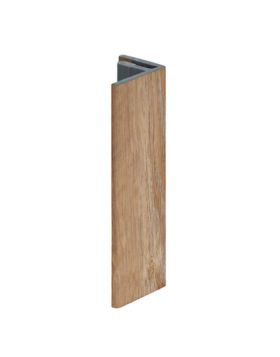 Eindprofiel 17mm Keralit Natuur eiken - Modern eiken (bestelnr. 2806)
