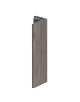 Eindprofiel 17mm Keralit Taupe eiken - Modern eiken (bestelnr. 2806)