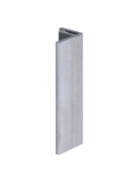 Eindprofiel 17mm Keralit Wit eiken - Modern eiken (bestelnr. 2806)