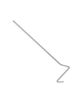 FOS panhaak 428b/03 insteekhaak OH met neus RVS - 250 stuks
