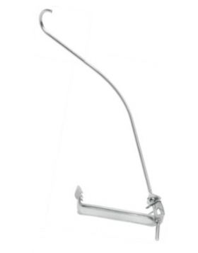 FOS panhaak 452/005 univers. panlat 22-26 mm RVS - 100 stuks