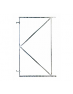 Stalen frame voor tuinpoort / tuindeur verzinkt zonder slotkast