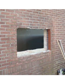 Gat in muur zagen (stofvrij)
