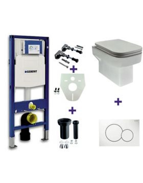 Geberit UP-320 + Carre OnePack + Sigma 01 wit