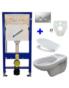 Geberit UP 100 + Neptunus WC + Ultimo zitt + Delta 21 matchr