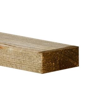 Vuren C Geschaafd & Geimpregneerd Gedroogd 32x100x4200mm (nettomaat 28x95mm)