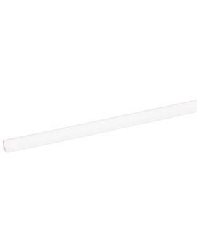 Grenen hollat FSC 13 x 13 mm 270 cm wit gegrond