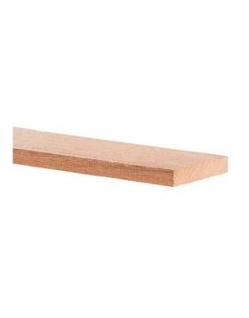 Hardhout geschaafd PEFC 12x68 mm 275 cm
