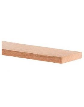 Hardhout geschaafd PEFC 12x90 mm 275 cm