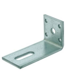 Hoek / Hoekanker / Versterkingshoek Zwaar 55X105mm 50X5 115x2 Sendzimir Verzinkt - per stuk