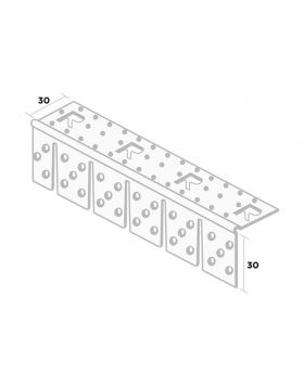 Hoekprofiel 3767 - Wit (300cm)