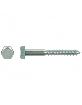 Houtdraadbout Verzinkt Staal DIN 571 Diameter 16x240mm | 25 stuks