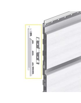 Keralit Eindkap + Connector links voor sponningdeel 167mm (5st) (bestelnr. 2839)