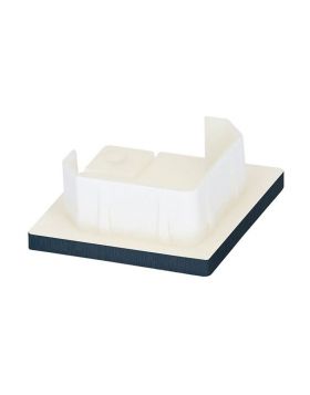 Keralit eindkap voor inwendig/uitwendig hoekprofiel 32x32mm Staalblauw - Classic (bestelnr. 2829)