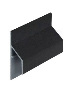 Trim/kraal aansluitprofiel 17mm Keralit Grafietzwart - Classic (bestelnr. 2810)