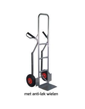 Steek krattenwagen TK250 250 kg softwiel (anti-lek band) - NL-fabricaat