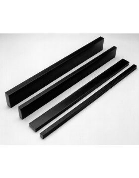 Kunststeen dorpel oa. voor badkamer 1000x40x70mm antraciet-7 folie