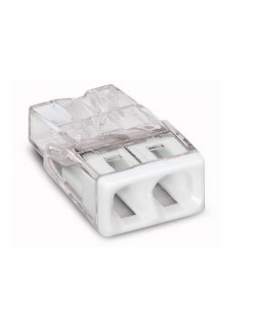 Wago Lasklem 2-voudig Mini 2 x 0.5 tot 2.5mm2