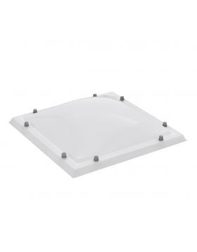 Lichtkoepel 120x120cm 6-Wandig (ISO) AC/PC/AC Opaal Bolvormig (TIJDELIJK NIET LEVERBAAR)