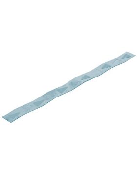 Lijmkoppelstrip Zig Zag 270X20X0.5mm RVS 316 - 20 Stuks