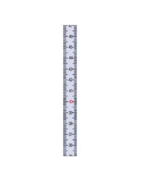 Memolon wit vlak machinemeetlint verticaal onder - 3 m x 13 mm