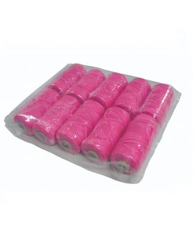 Metselkoord gevlochten 1.5mm PA fluor rose. klos 50m per 10 stuks