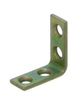 Meubelhoek 30X30mm 10X2 Geel gepassiveerd - 10 stuks