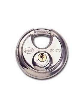 M-LOY RVS discushangslot verschillend sluitend - 70 mm