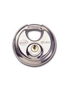M-LOY RVS discushangslot gelijksluitend - 70 mm