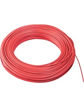 Montagesnoer Eca H05V-K Eca 0,5 mm2 rood | 100 meter