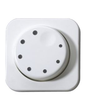 Opus 1 afdekking voor draaidimmer met verlichting alpinewit