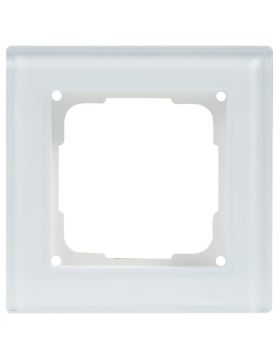 Opus 55 Fusion glas afdekraam Eenvoudig wit