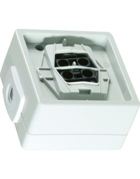 Opus Aqua multifunctionele schakelaar zonder verlichting, licht grijs
