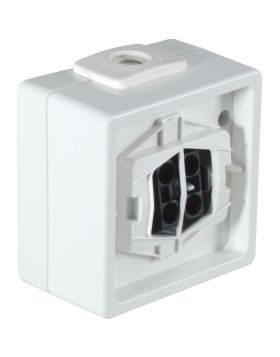 Opus Aqua multifunctionele schakelaar zonder verlichting, zuiver wit