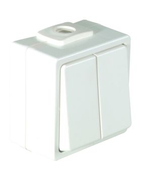 Opus Aqua serieschakelaarhelder wit
