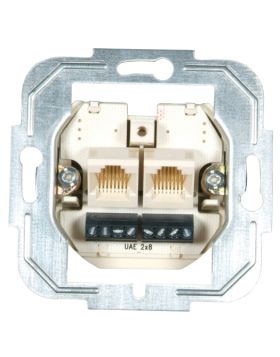 Opus modulaire ISDN aansluitdoos 2 x 8-/8-polig parrallel