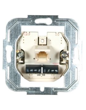Opus modulaire ISDN aansluitdoos enkel, 1x8-/8-polig enkelvoudige aansluitdoos