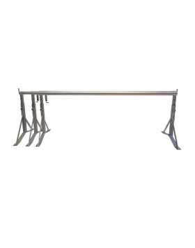 Plafondbok verstelbaar per stuk gewijzigde versterkte uitvoering hoogte 44.5/75.5 cm lengte 165/430 cm electrolytisch gegalvaniseerd