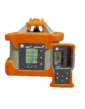 Nedo Primus 2 H2N+ rotatielaser met Commander 2 H2N laserontvanger 