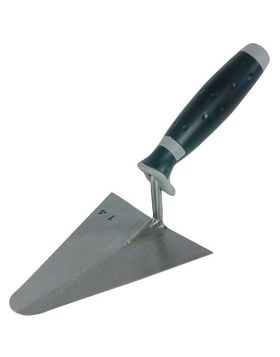 Punttroffel SUPER PROF rond 140 mm SUPERSOFT-greep RVS