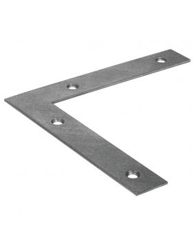 Raamhoek Recht 70x70mm 14X1.5 Gegalvaniseerd - per stuk